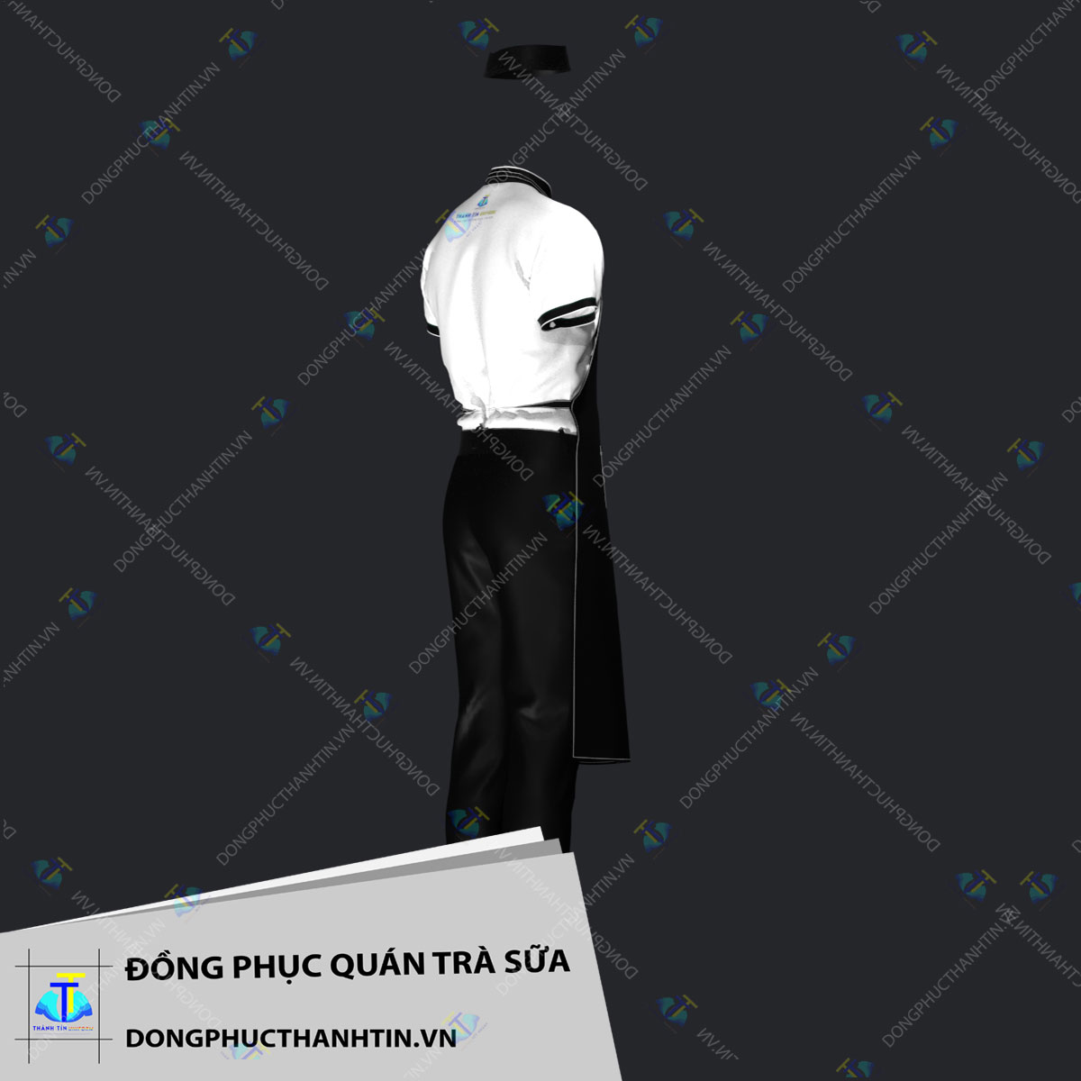 ĐỒNG PHỤC QUÁN TRÀ SỮA MS 0123