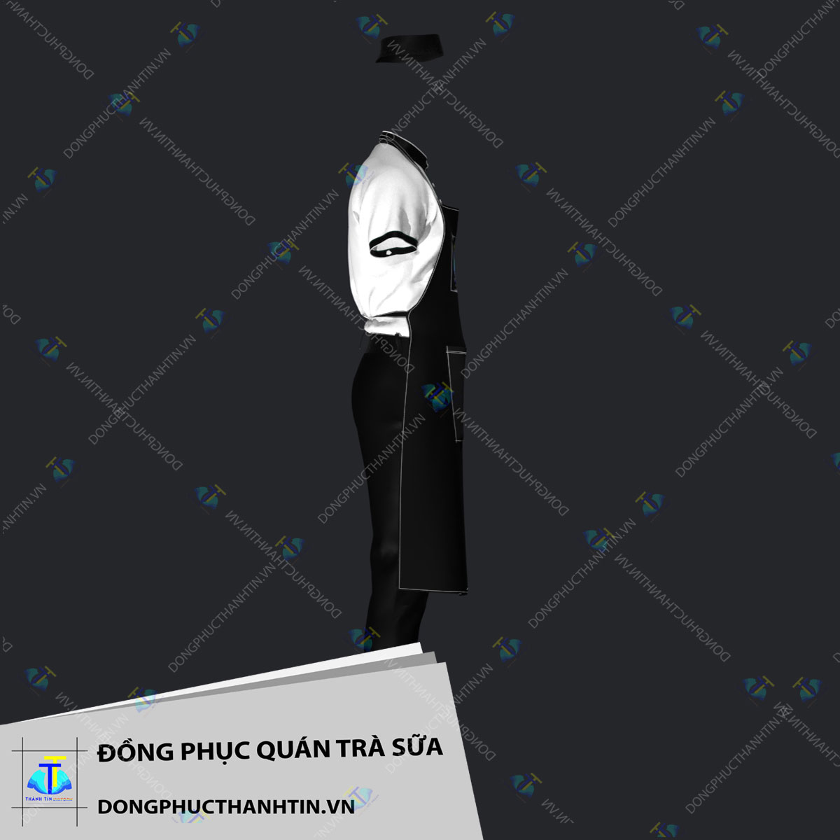 ĐỒNG PHỤC QUÁN TRÀ SỮA MS 0126