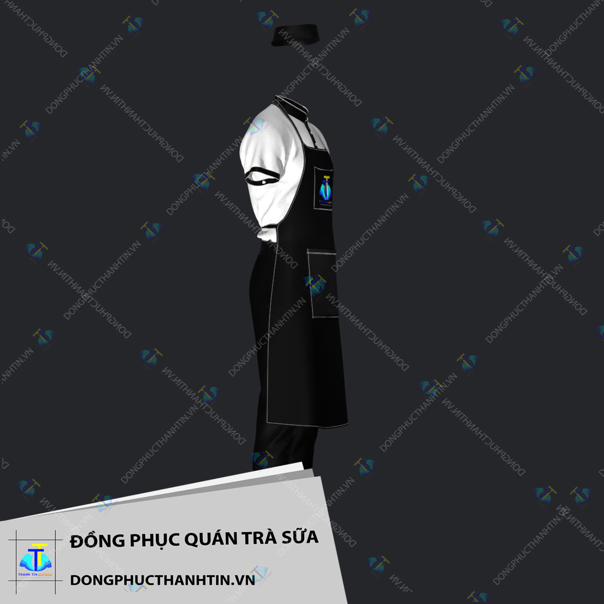 ĐỒNG PHỤC QUÁN TRÀ SỮA MS 0128