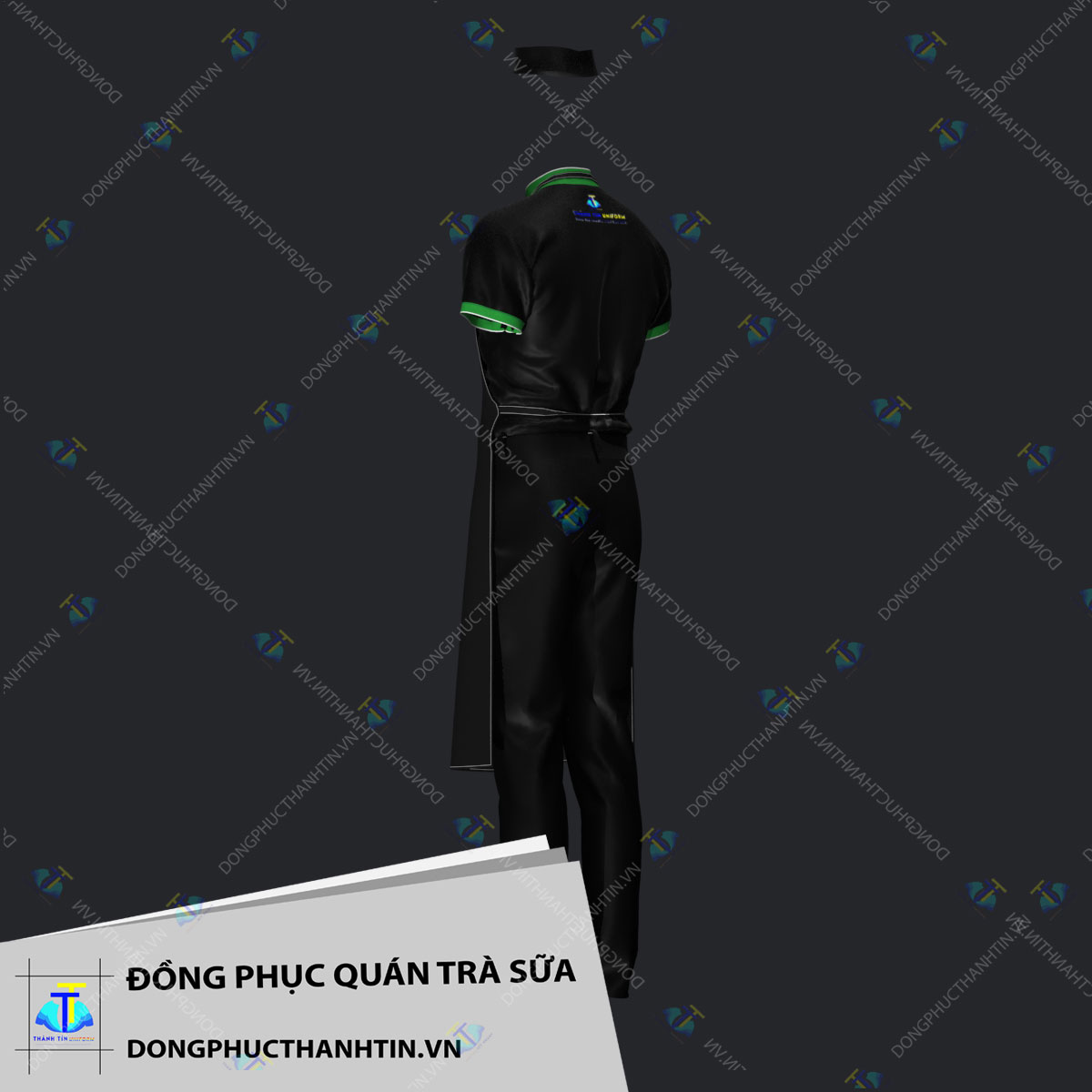 ĐỒNG PHỤC QUÁN TRÀ SỮA MS 0212