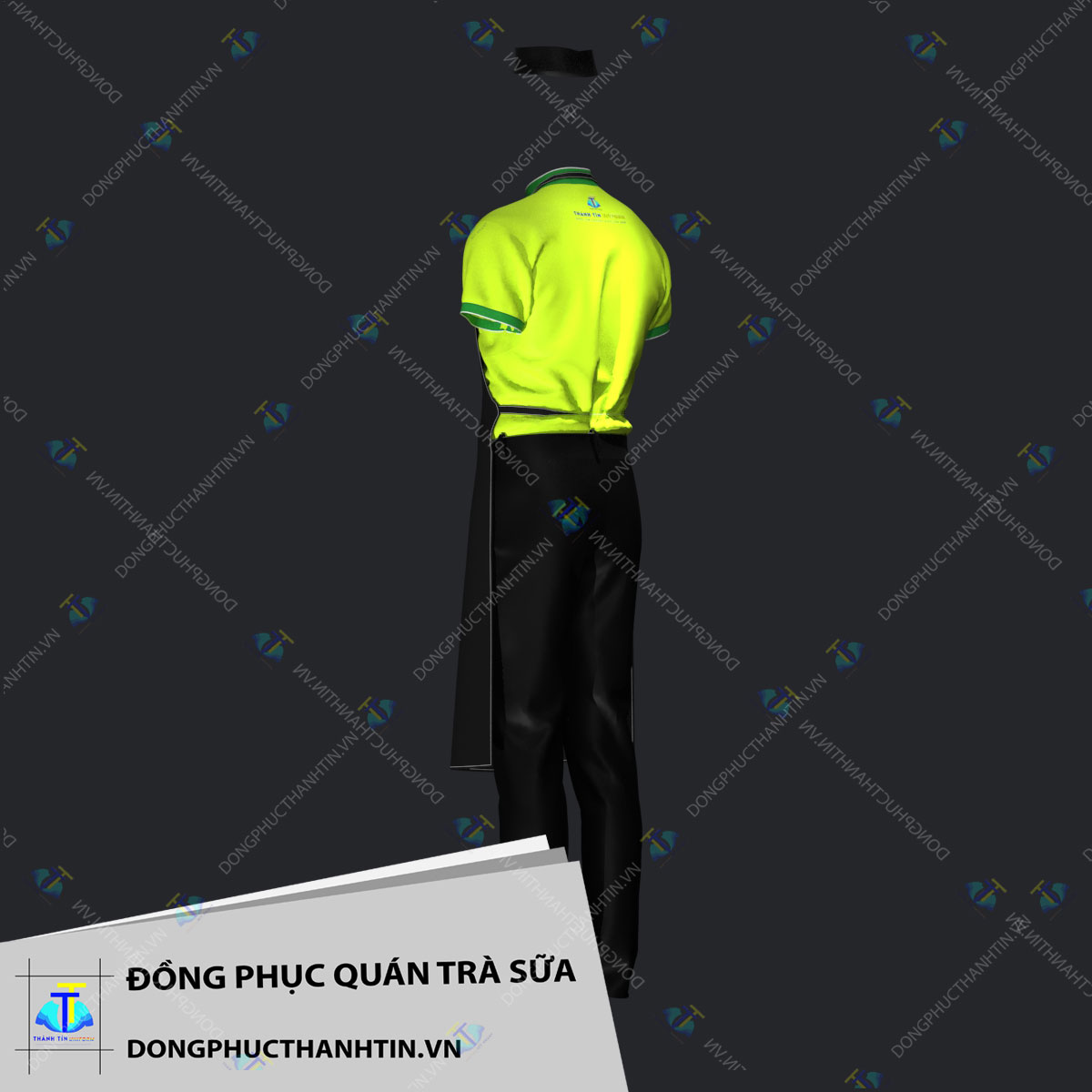 ĐỒNG PHỤC QUÁN TRÀ SỮA MS 0312