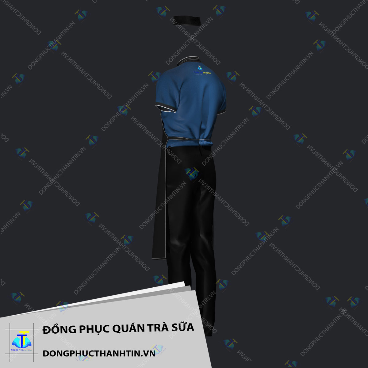 ĐỒNG PHỤC QUÁN TRÀ SỮA MS 0412