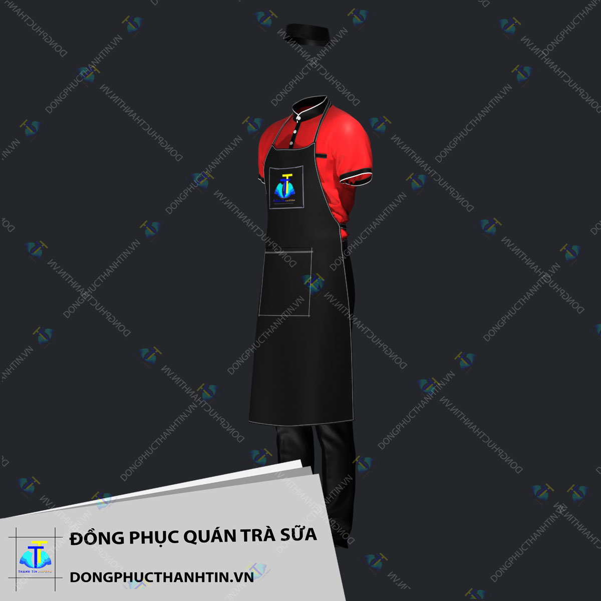 ĐỒNG PHỤC QUÁN TRÀ SỮA MS 054