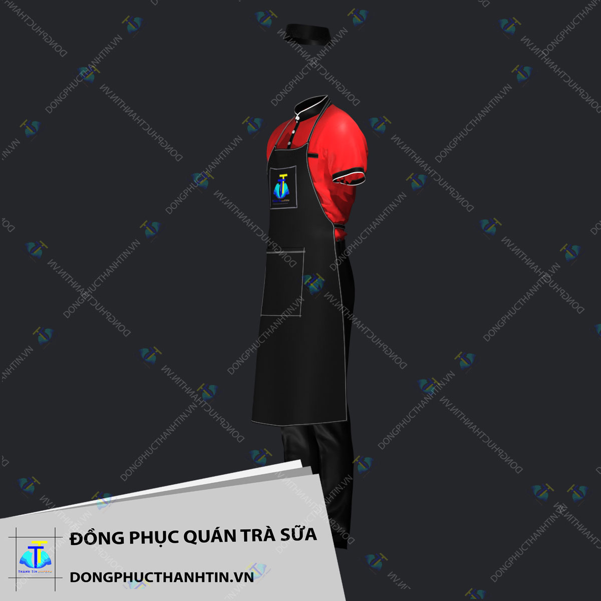 ĐỒNG PHỤC QUÁN TRÀ SỮA MS 055