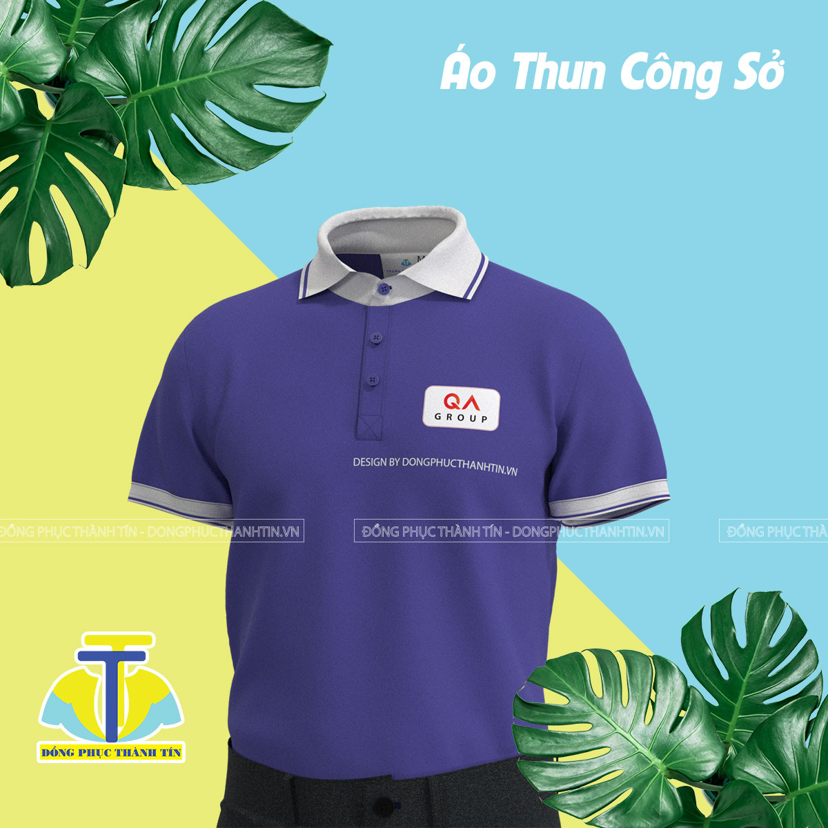 ÁO THUN CÔNG SỞ  - QA GROUP BẢN 011
