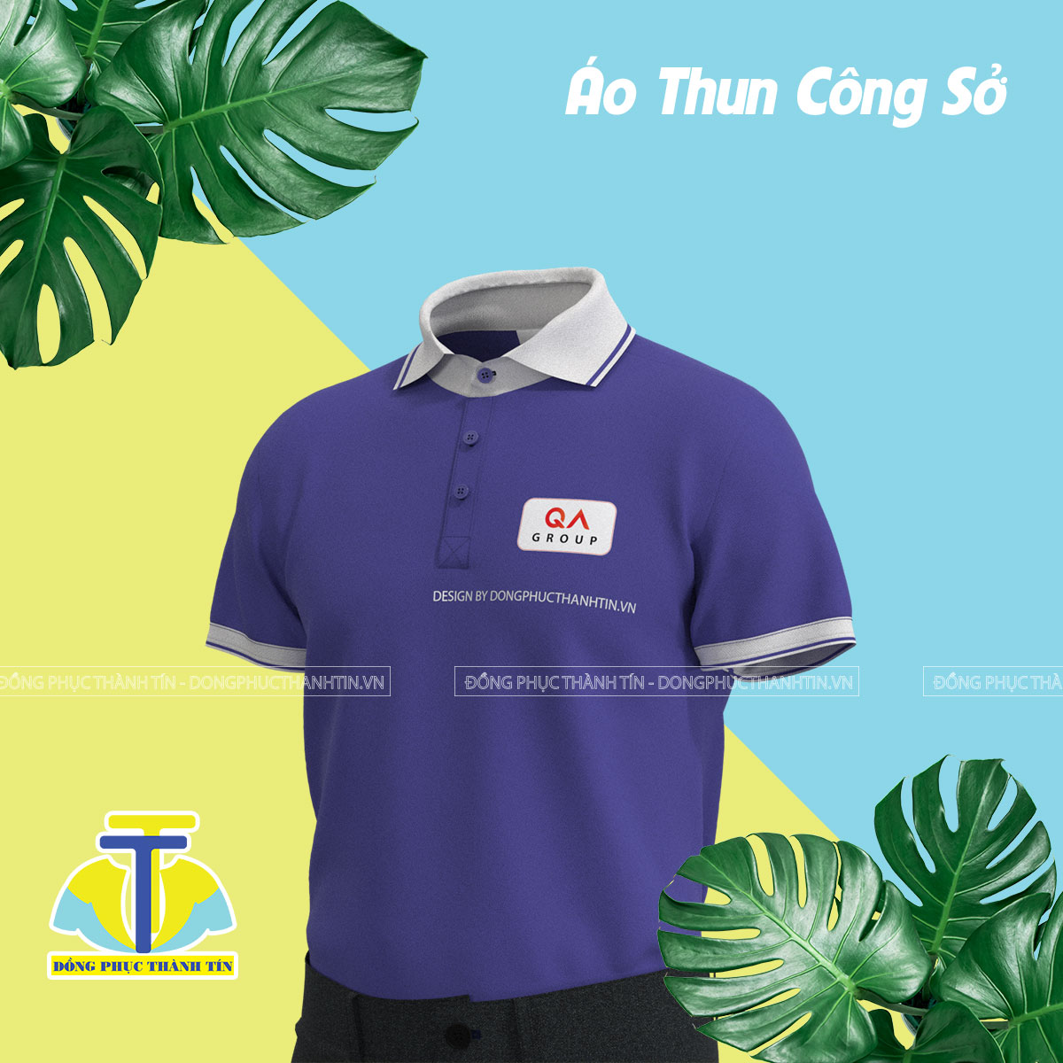 ÁO THUN CÔNG SỞ  - QA GROUP BẢN 012