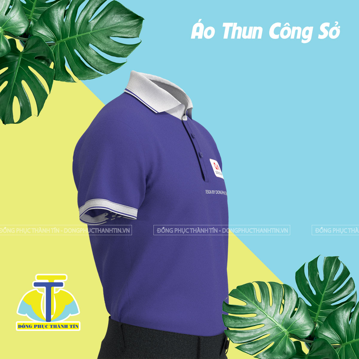 ÁO THUN CÔNG SỞ  - QA GROUP BẢN 0123