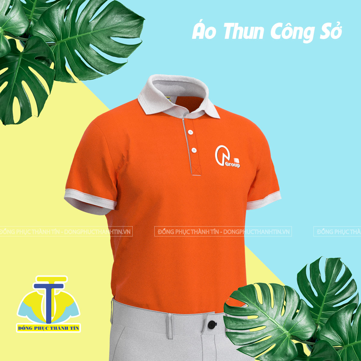 ÁO THUN CÔNG SỞ QA GROUP BẢN 0226