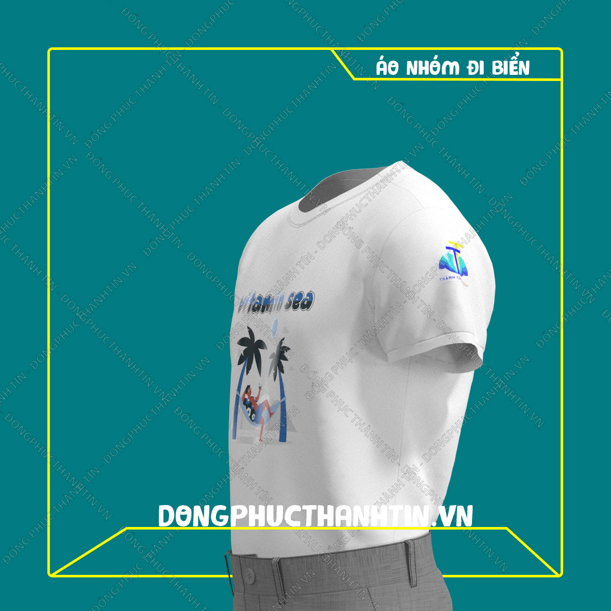 ÁO THUN DU LỊCH BIỂN MS 095