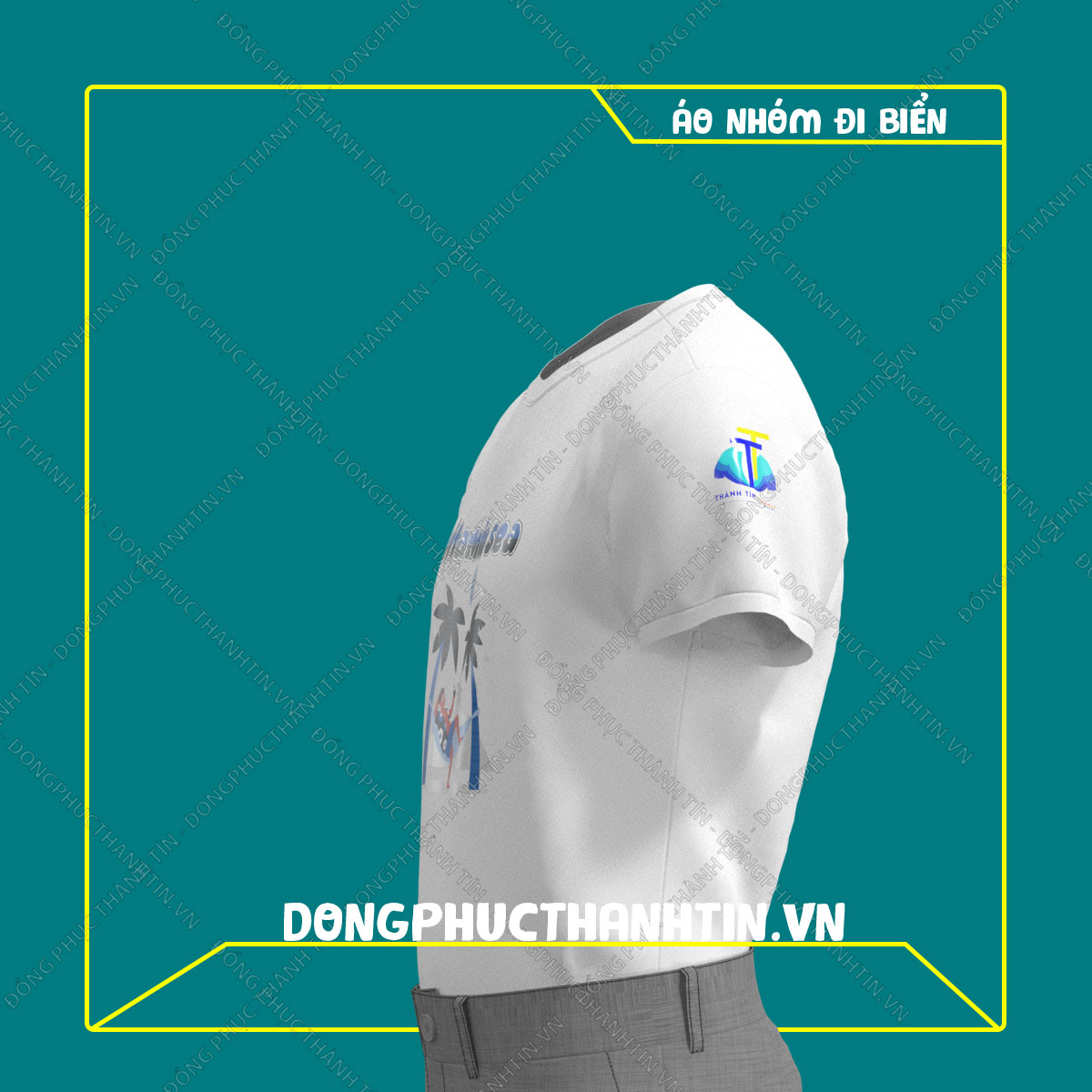 ÁO THUN DU LỊCH BIỂN MS 096