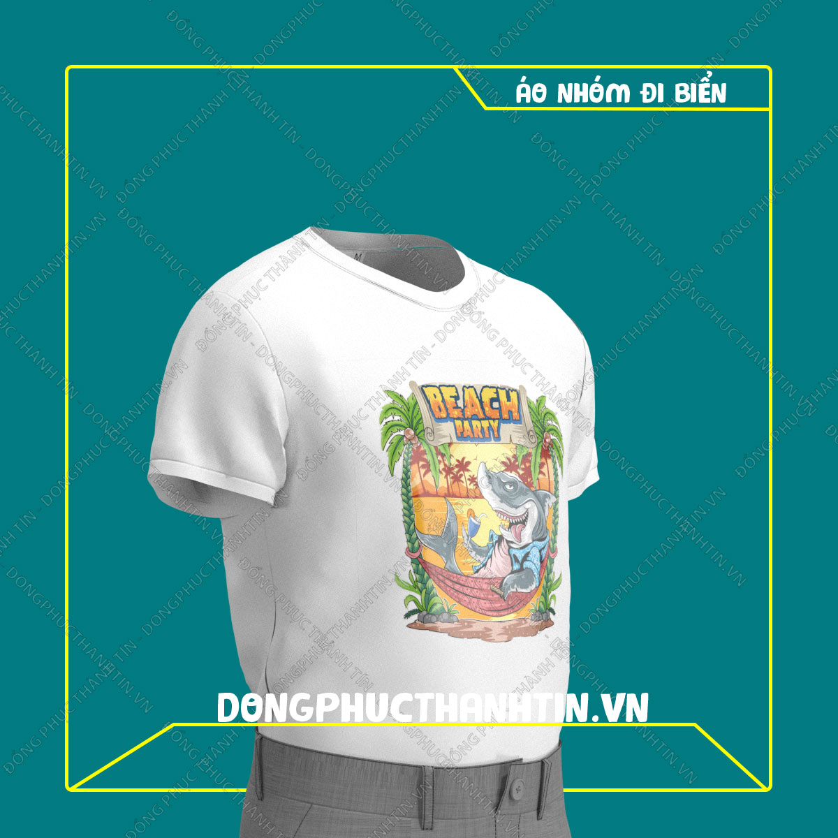 ÁO THUN DU LỊCH BIỂN MS 1125