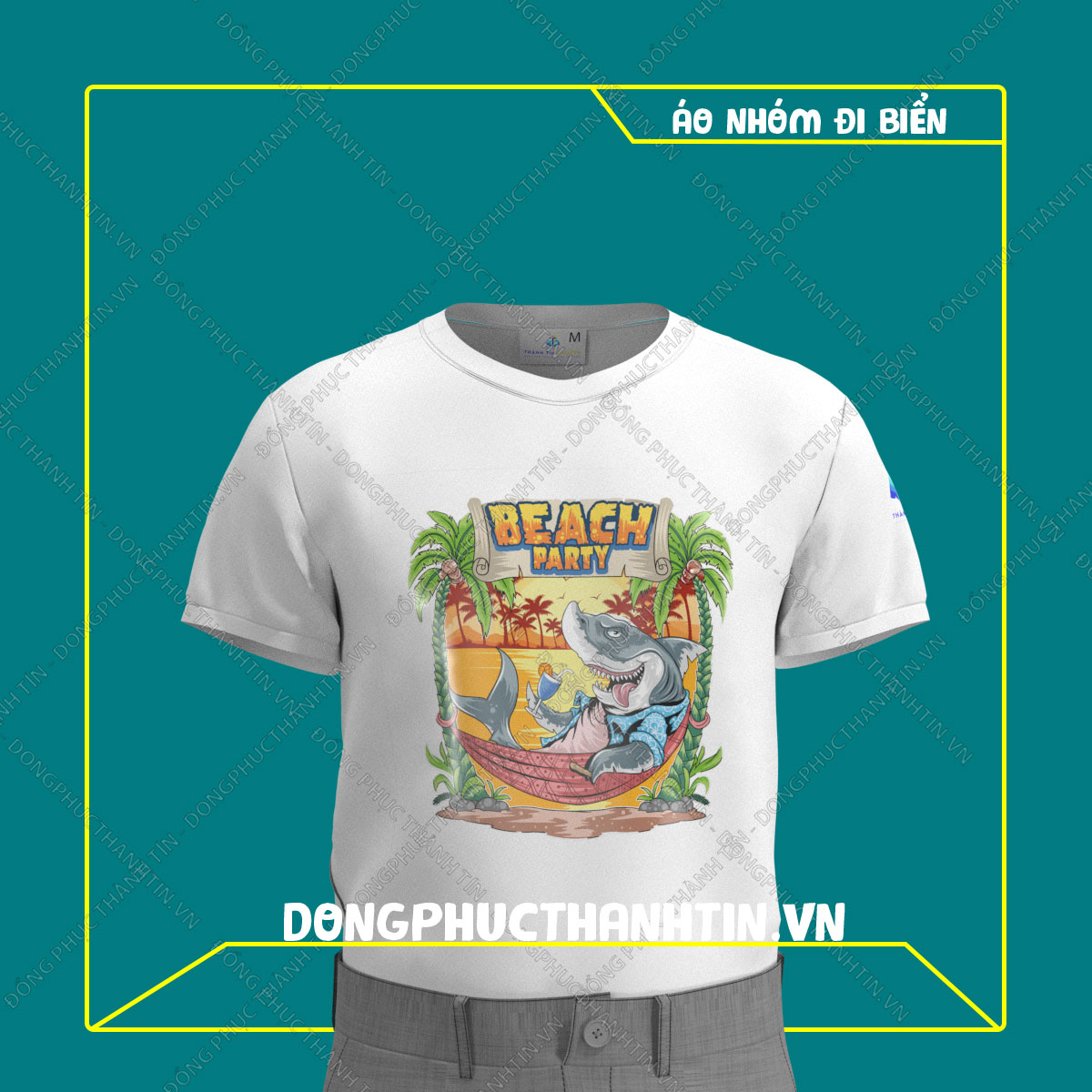 ÁO THUN DU LỊCH BIỂN MS 1128