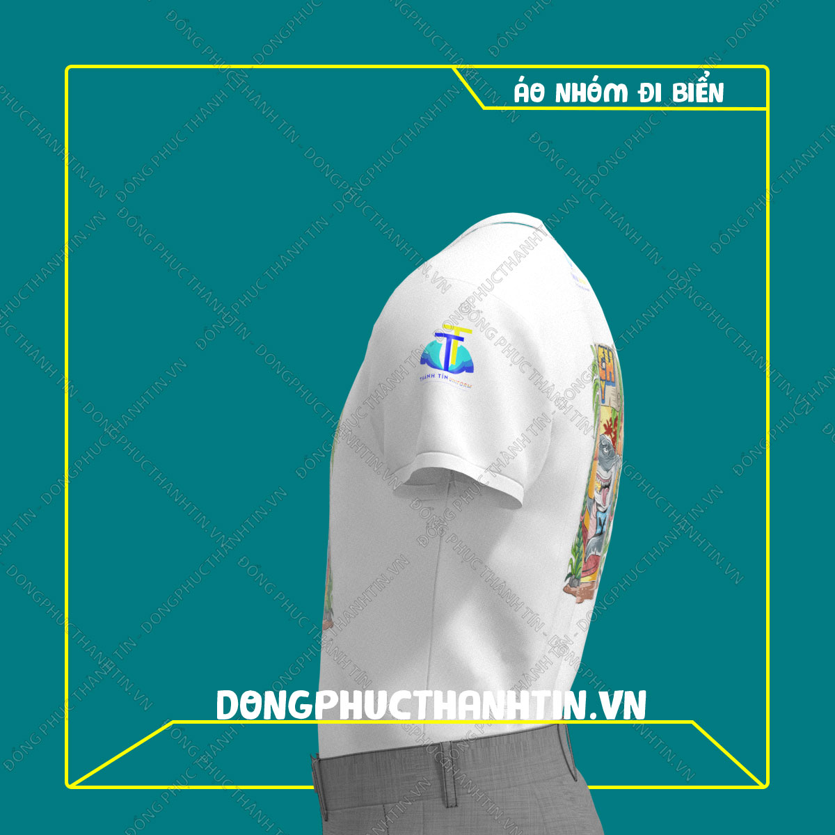ÁO THUN DU LỊCH BIỂN MS 118