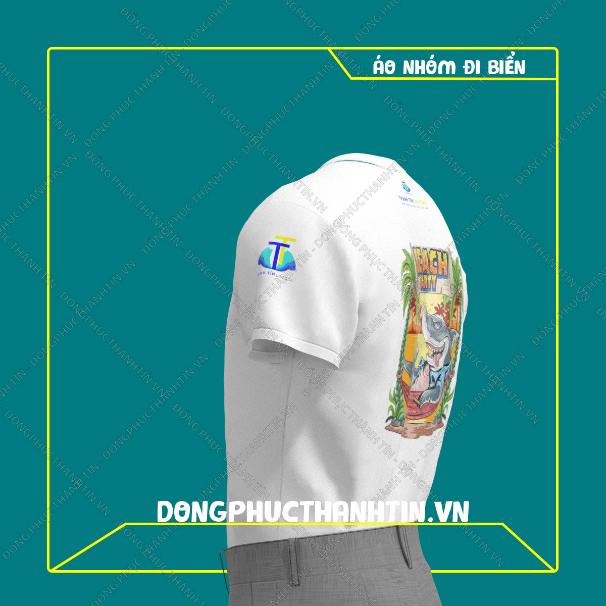 ÁO THUN DU LỊCH BIỂN MS 119