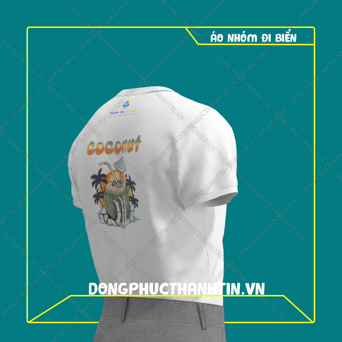 ÁO THUN DU LỊCH BIỂN MS 1218