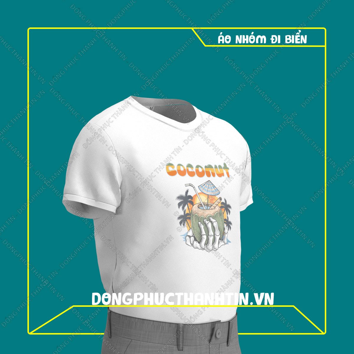 ÁO THUN DU LỊCH BIỂN MS 1225