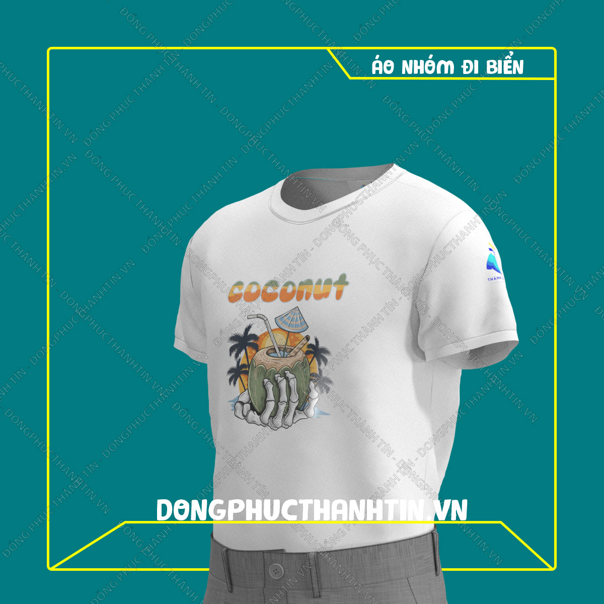 ÁO THUN DU LỊCH BIỂN MS 123