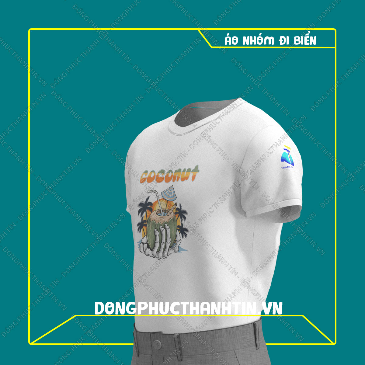 ÁO THUN DU LỊCH BIỂN MS 124