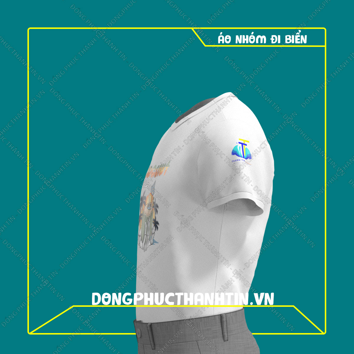 ÁO THUN DU LỊCH BIỂN MS 126