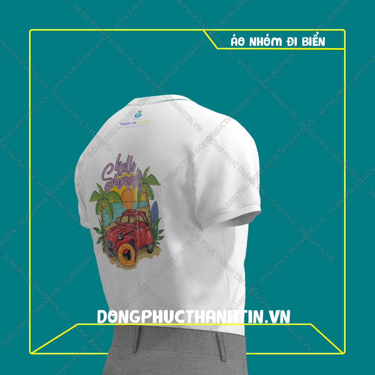 ÁO THUN DU LỊCH BIỂN MS 1318