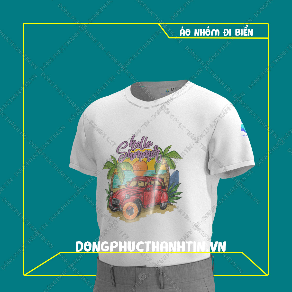 ÁO THUN DU LỊCH BIỂN MS 132