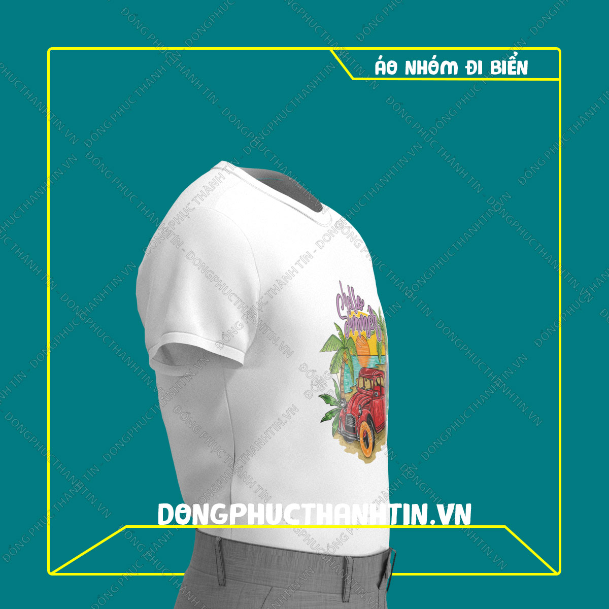 ÁO THUN DU LỊCH BIỂN MS 1323