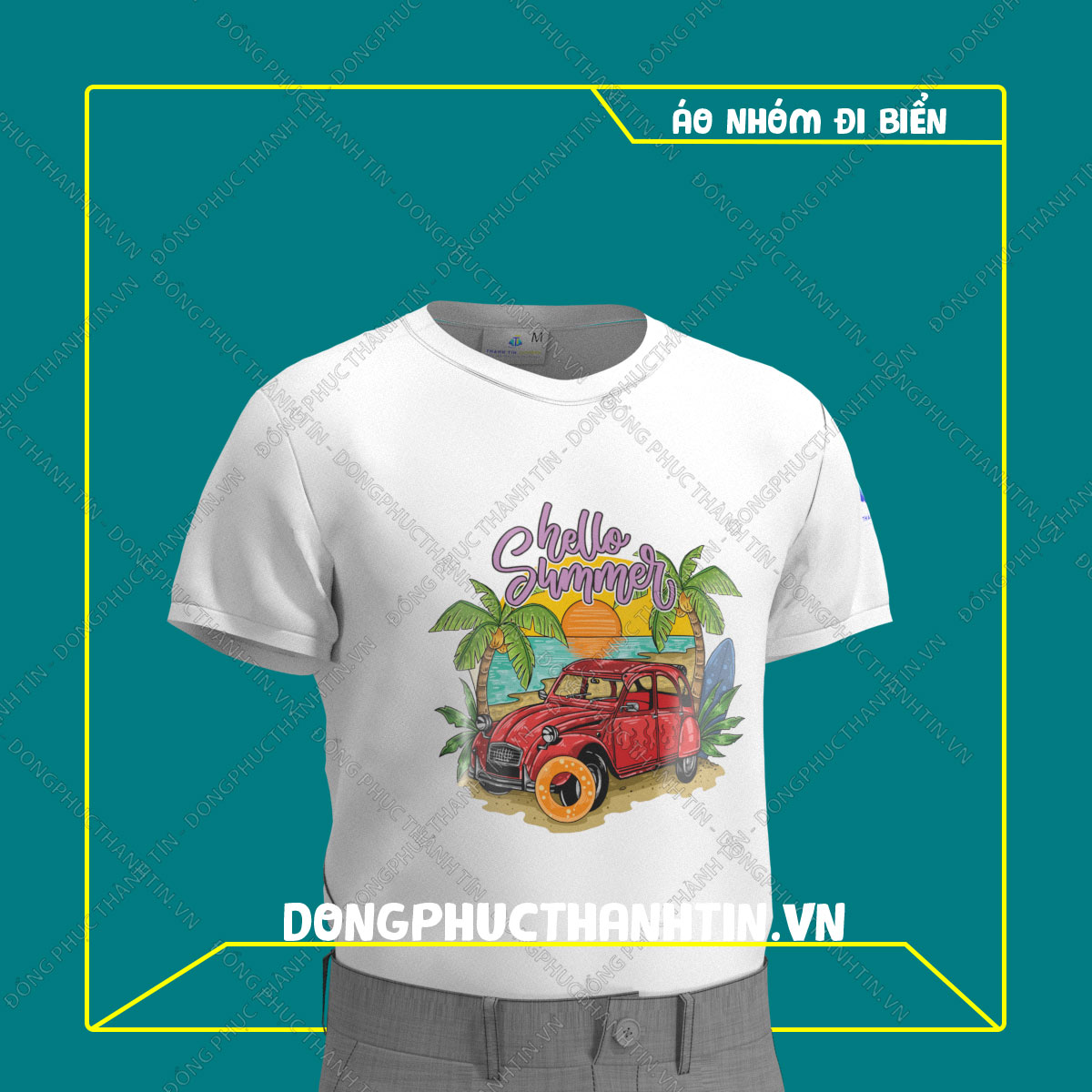 ÁO THUN DU LỊCH BIỂN MS 1327