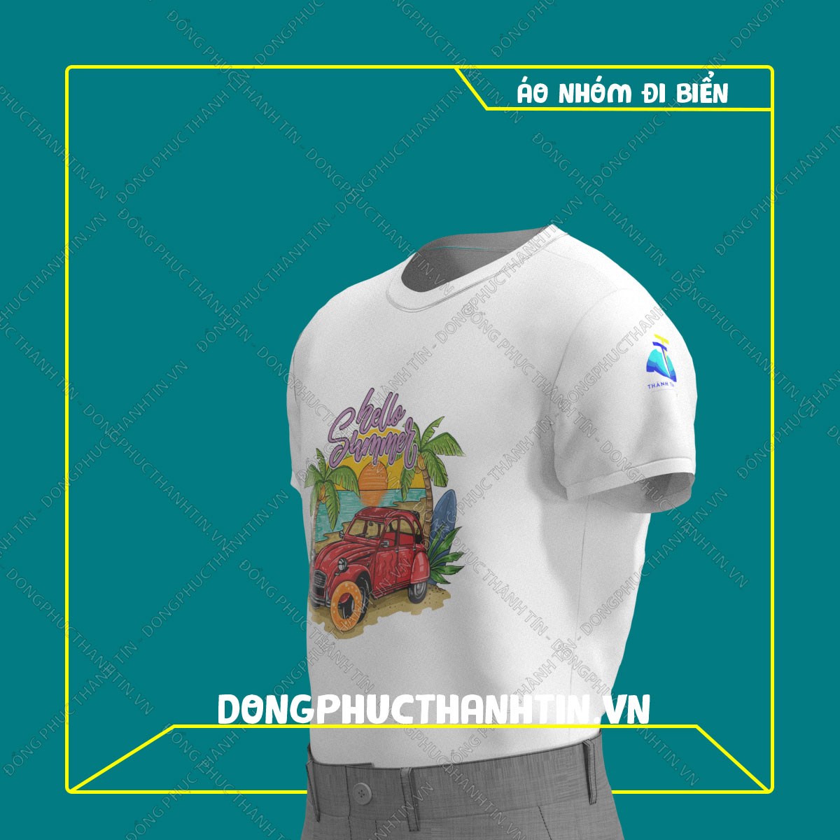 ÁO THUN DU LỊCH BIỂN MS 134