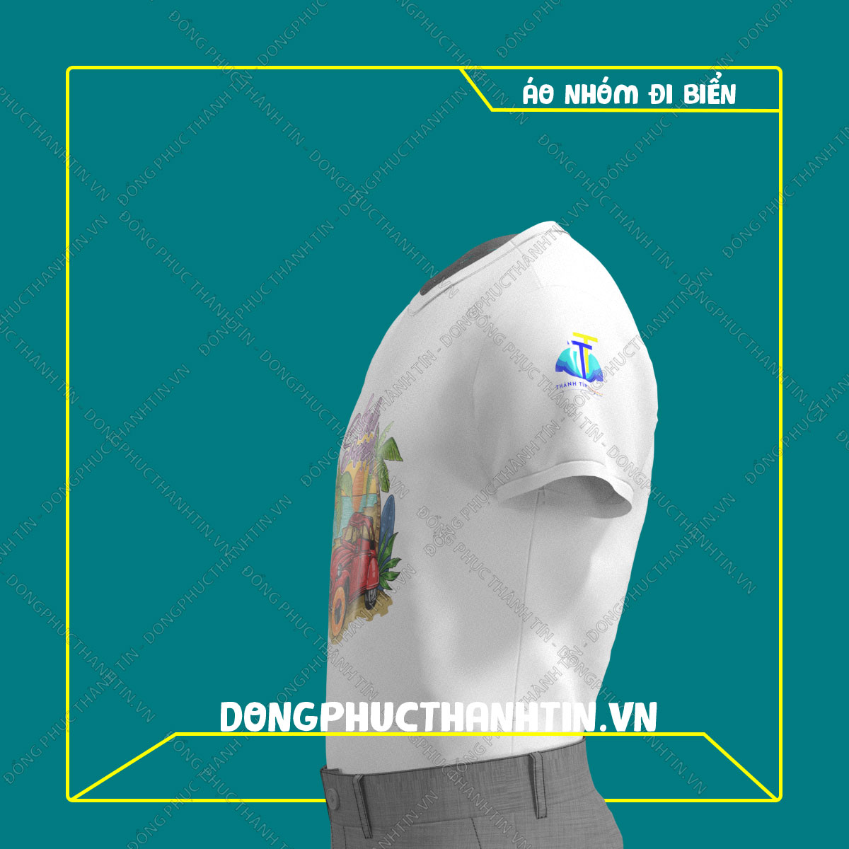 ÁO THUN DU LỊCH BIỂN MS 136