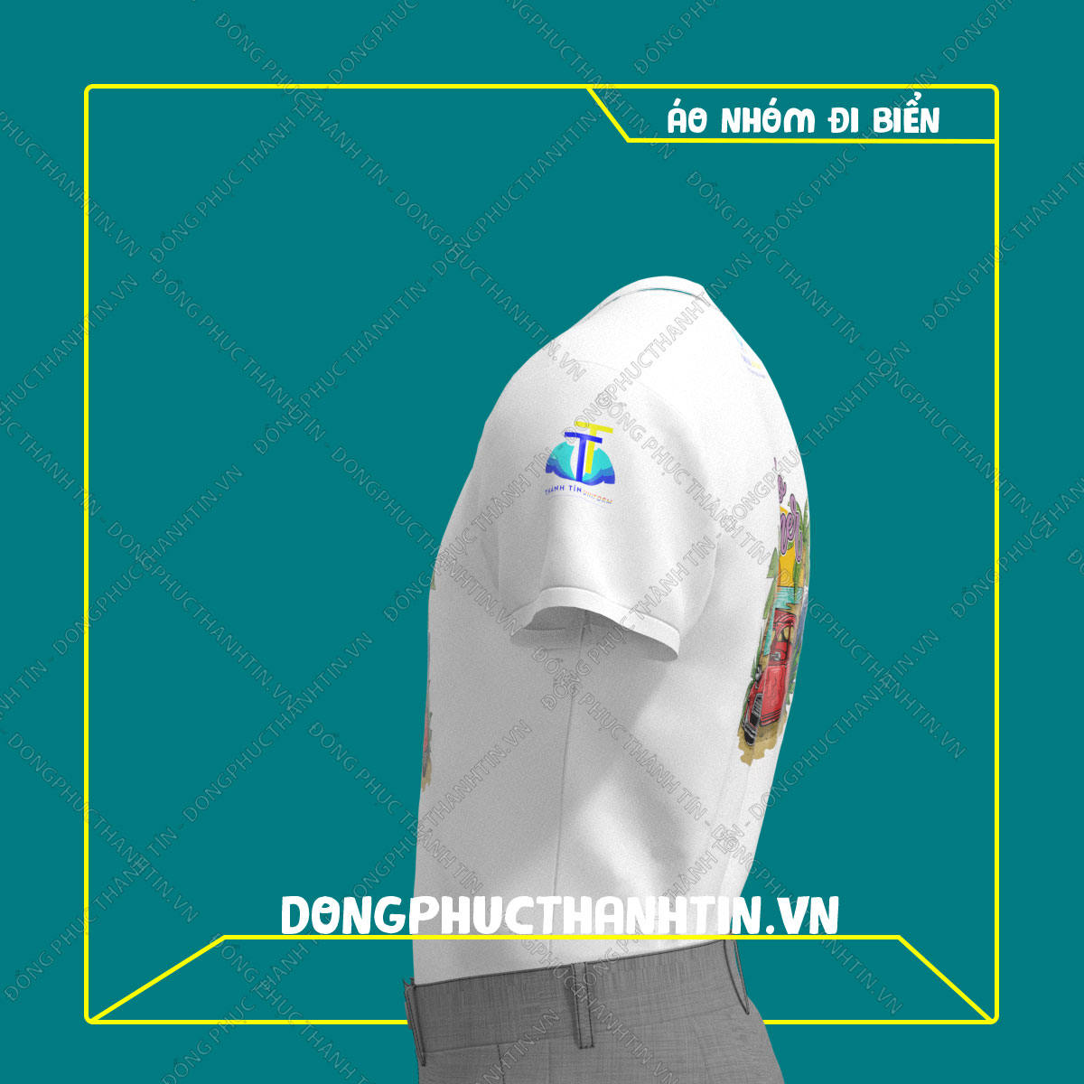 ÁO THUN DU LỊCH BIỂN MS 138