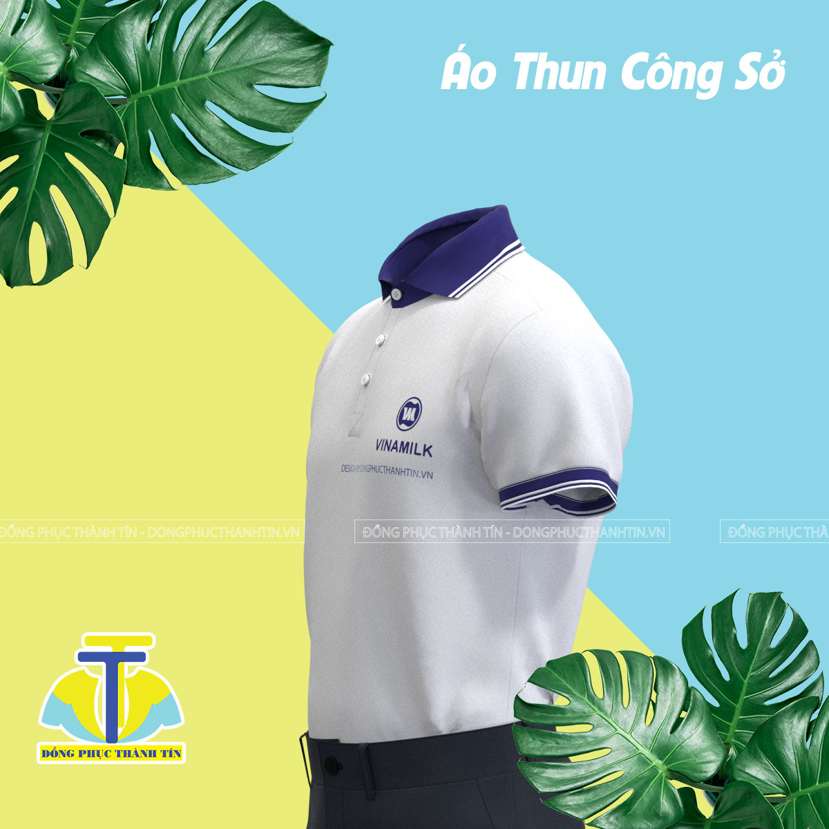 Đồng Phục Áo Phông VinaMilk5