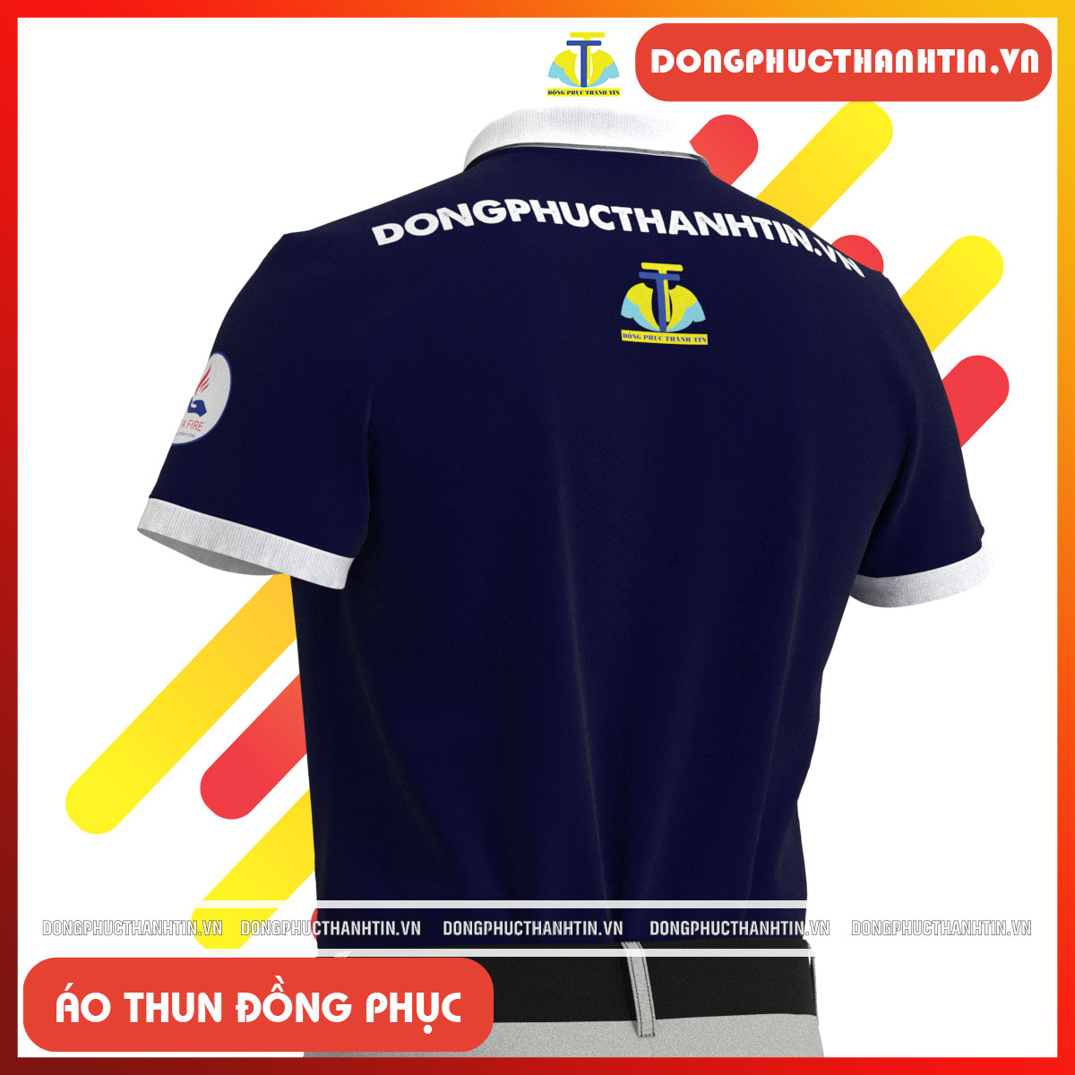 ÁO THUN ĐỒNG PHỤC CÔNG TY SET A FIRE12