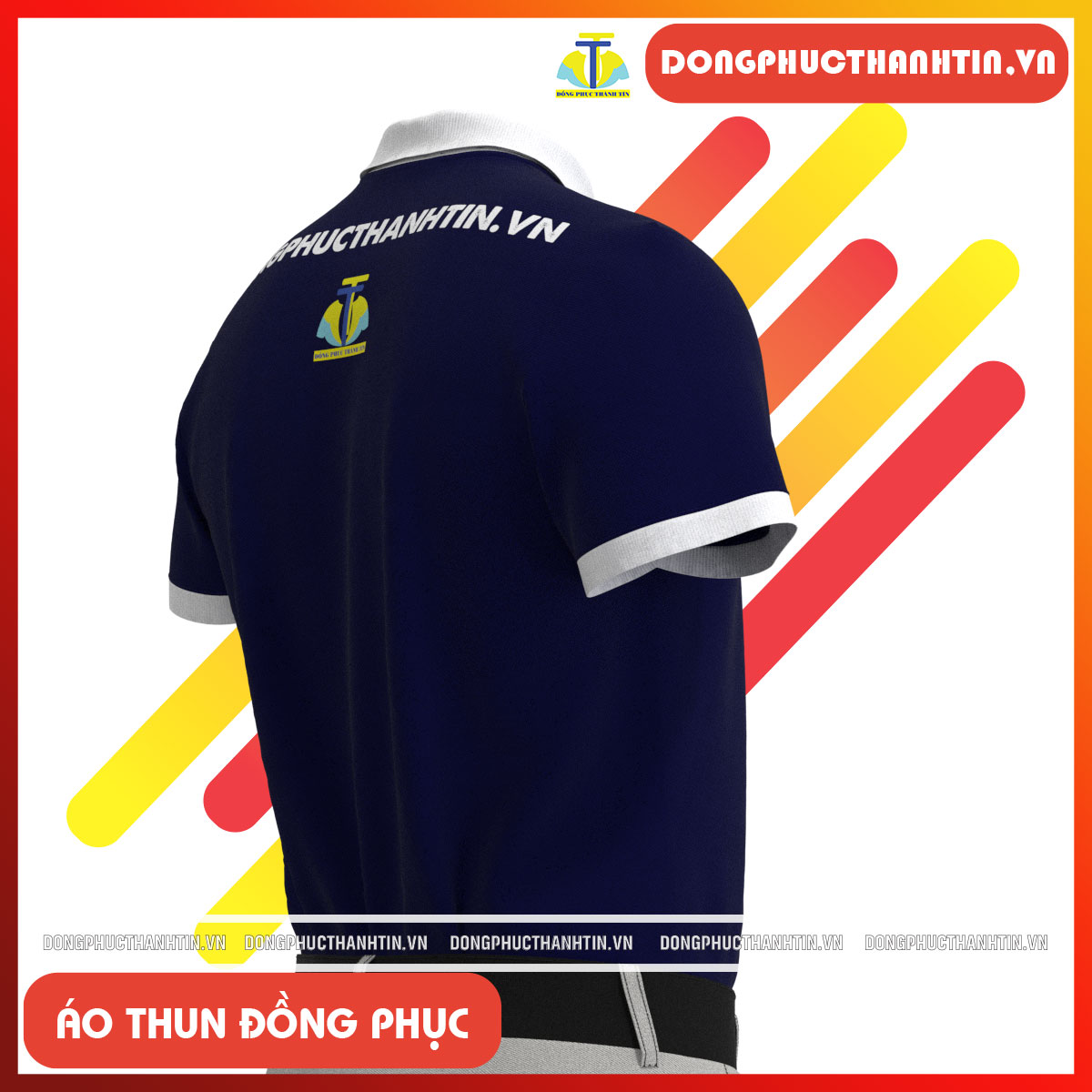 ÁO THUN ĐỒNG PHỤC CÔNG TY SET A FIRE18