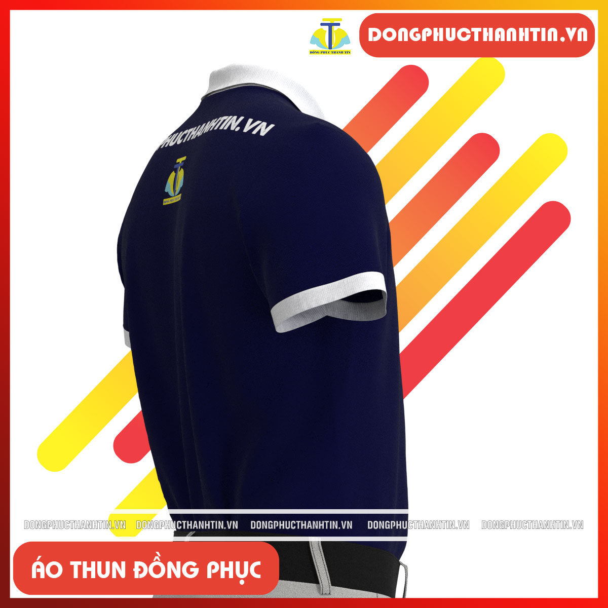 ÁO THUN ĐỒNG PHỤC CÔNG TY SET A FIRE19