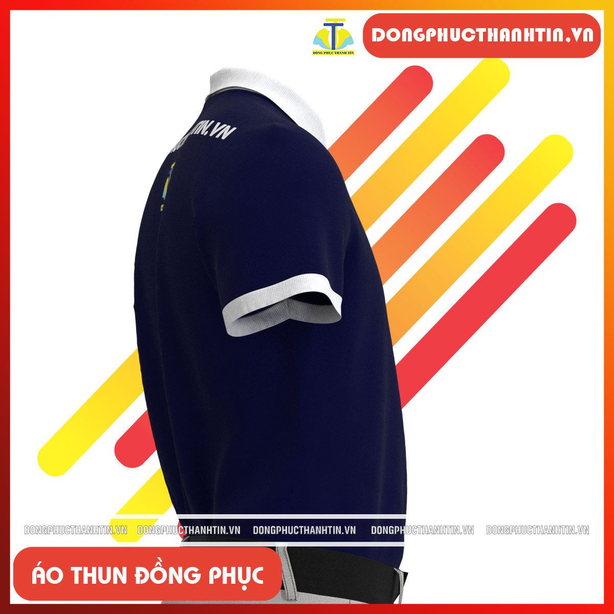 ÁO THUN ĐỒNG PHỤC CÔNG TY SET A FIRE20