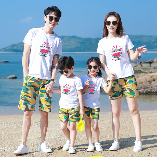 ảnh áo gia đình ms 04 - trắng