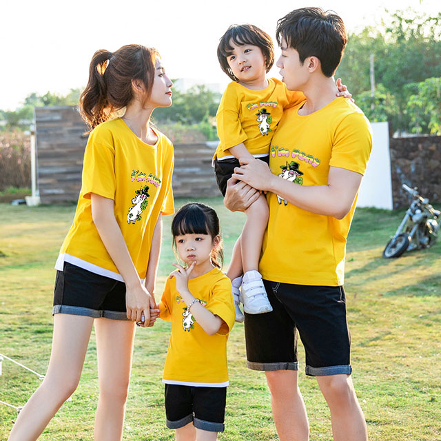 áo gia đình ms 09 - vàng 01