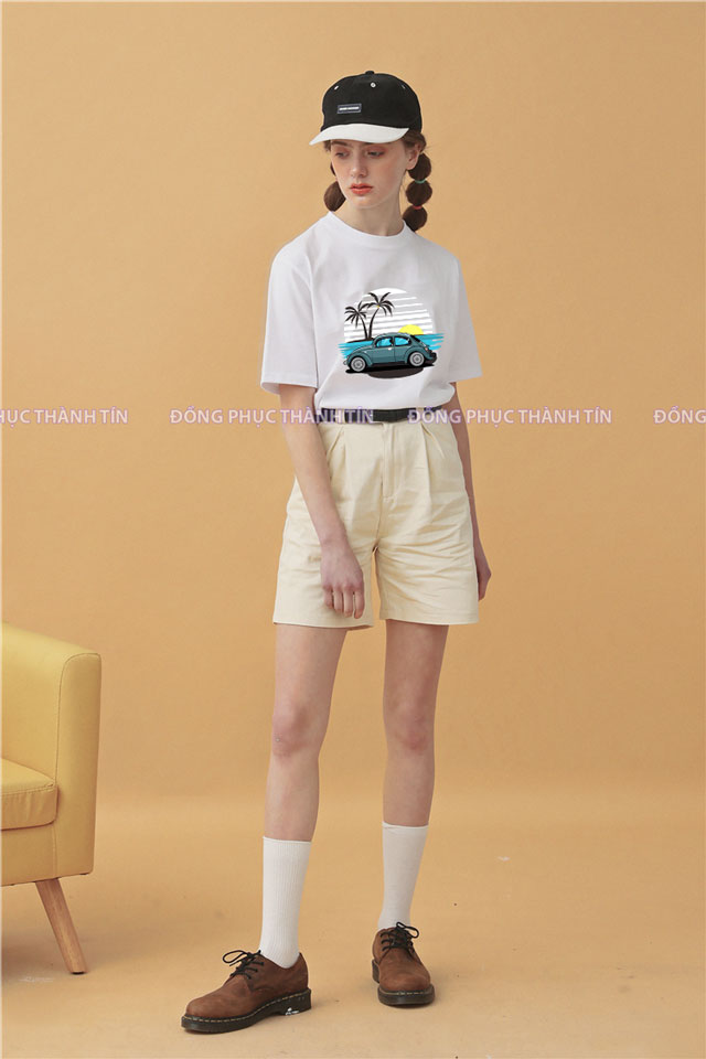 Mấu áo thun nhóm du lịch ms 09 - trắng - 02