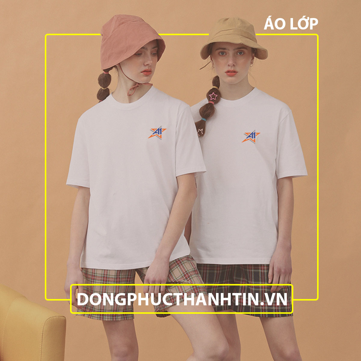 Mấu Áo Lớp In Logo A1