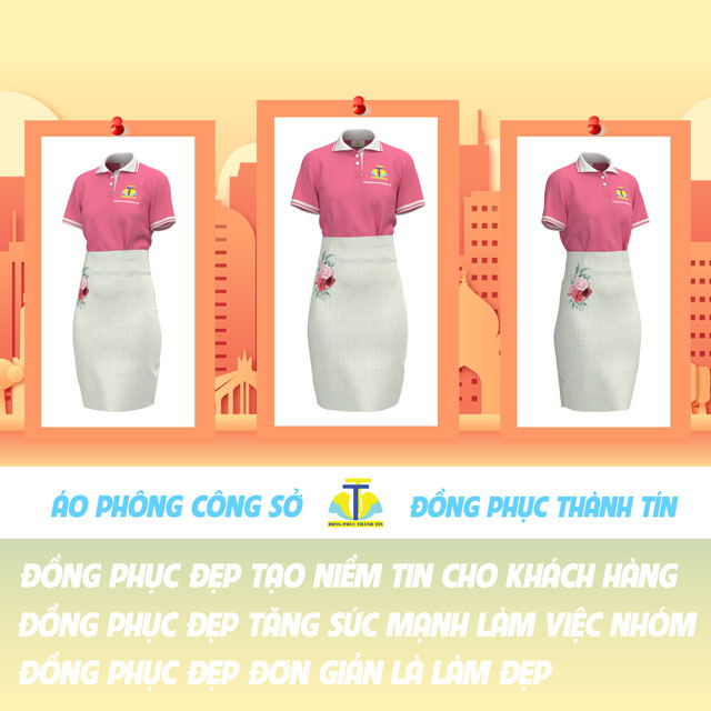 Mẫu áo phông có cổ công sở nữ 01