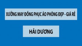 Xưởng may đồng phục áo phông đẹp, giá rẻ tại Hải Dương