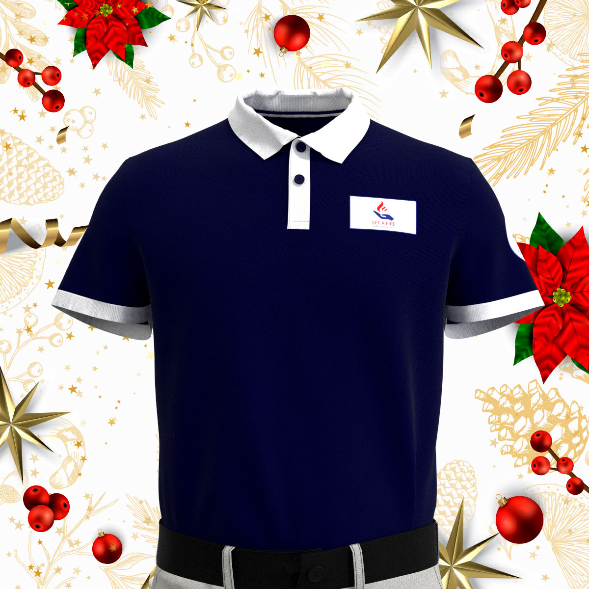 Mẫu áo đồng phục công ty đẹp 002