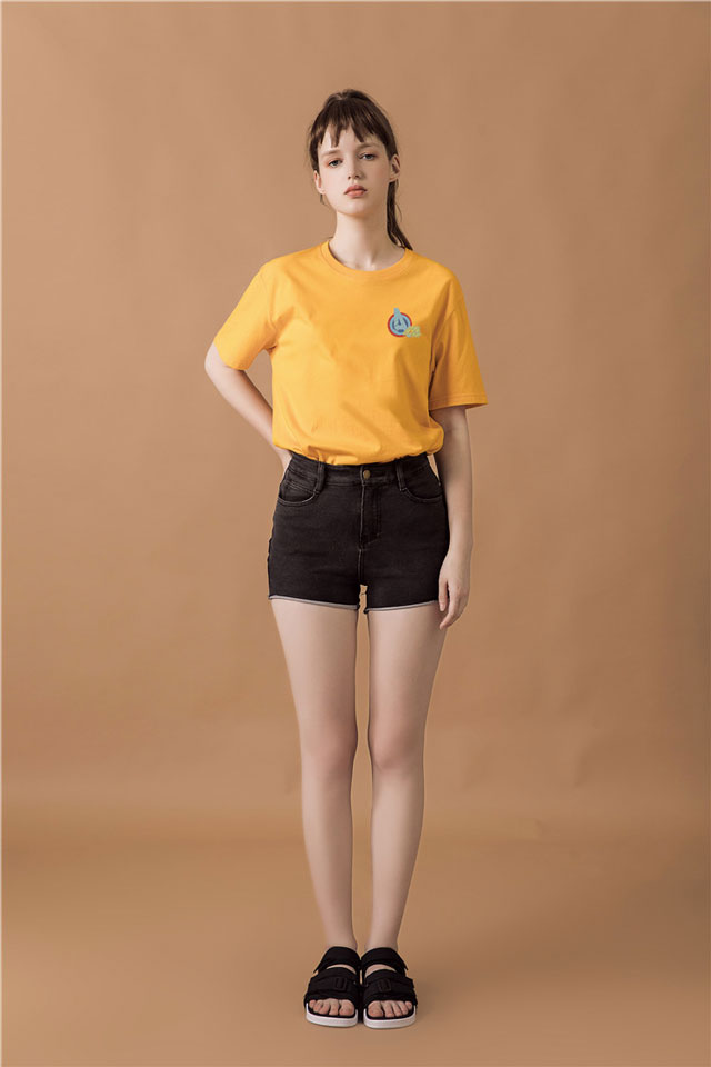 áo lớp logo a 4 yellow 2 - Đồng Phục Thành Tín