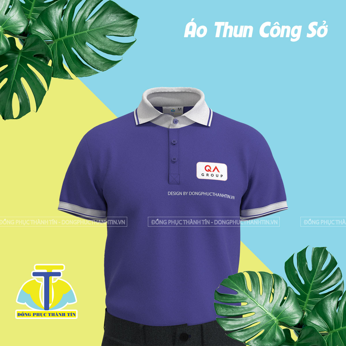 ÁO THUN CÔNG SỞ  - QA GROUP BẢN 01