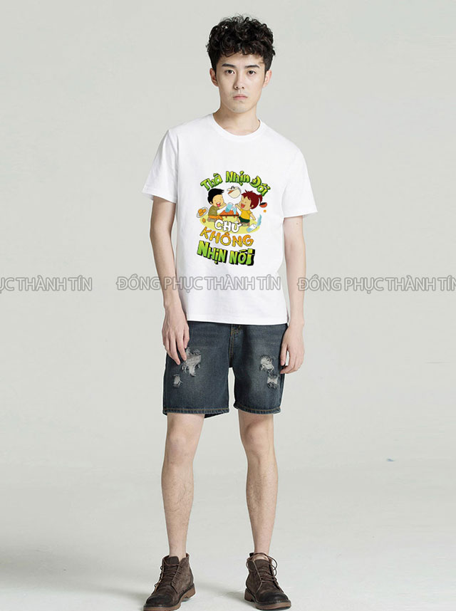 Mẫu áo nhóm đi du lịch biển đẹp ms 05 - trắng - 02