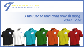 Top 7 màu sắc ấn tượng áo thun đồng phục 2020 – 2021