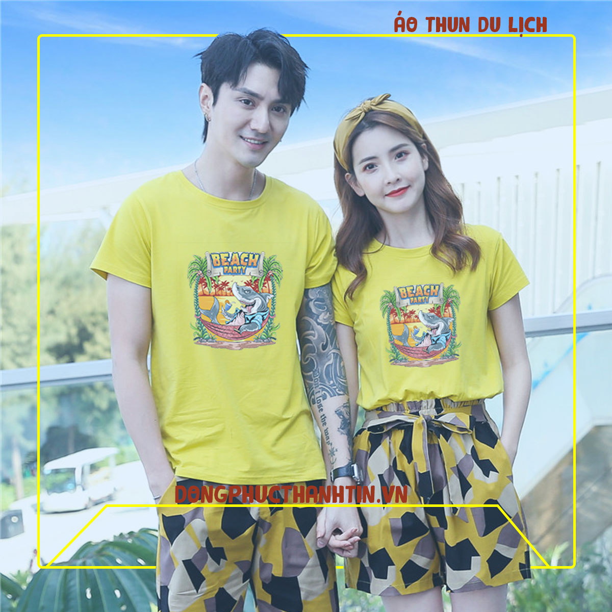 ÁO THUN DU LỊCH BIỂN MS 11