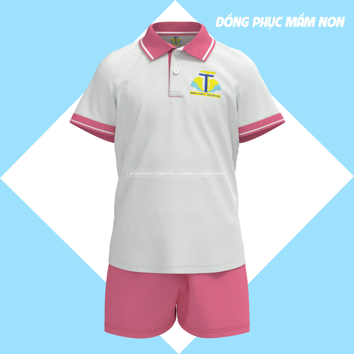 Đồng Phục Mầm Non Trẻ Em - Bộ Bé Trai 05