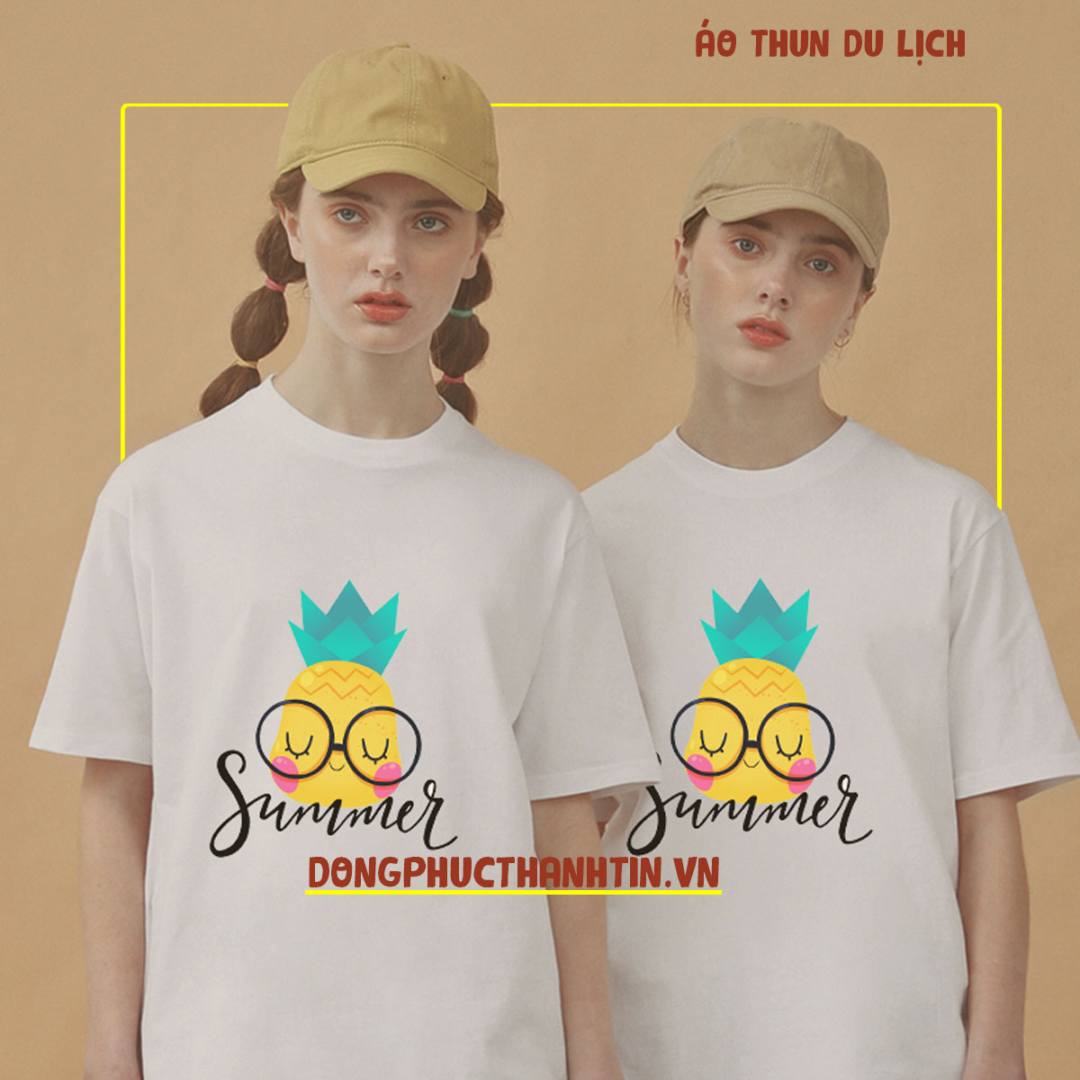 Mẫu áo thun nhóm đi du lịch biển ms 15