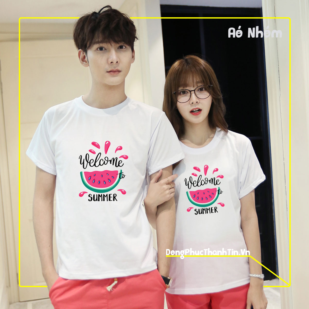 Mẫu áo thun nhóm đi du lịch biển ms 13